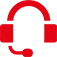 Ícone de fones de ouvido da página de contato