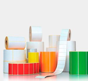 Thumbnail com rolos de etiquetas da seção 'Sem Impressão'